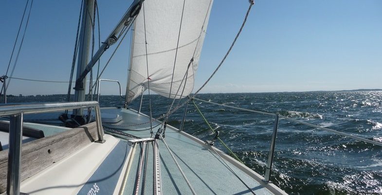 Segelyacht vor Rügen